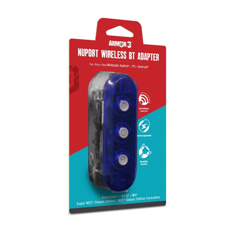 Armor3 "Nuport" Wireless BT Adapter for Nintendo Switch/PC Compatible with GameCube/Wii/Super NES Classic Edition/Controllers - Image 2